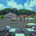 ros01  Riedenburg - Blick auf Schloß Rosenburg